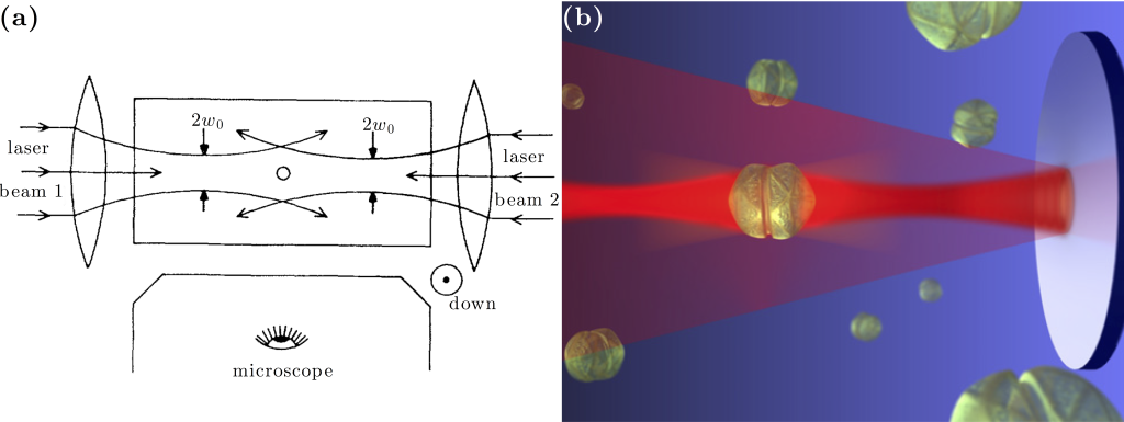 Figure 12.6 — Counter-propagating optical traps — Optical Tweezers ...